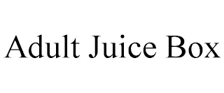 ADULT JUICE BOX