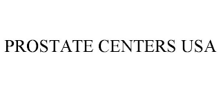 PROSTATE CENTERS USA