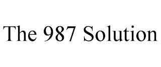 THE 987 SOLUTION