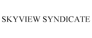 SKYVIEW SYNDICATE