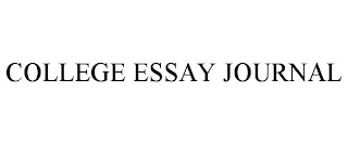 COLLEGE ESSAY JOURNAL