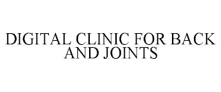 DIGITAL CLINIC FOR BACK AND JOINTS