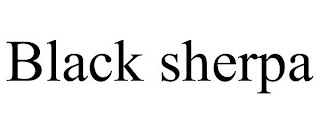 BLACK SHERPA
