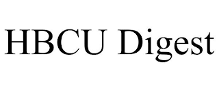 HBCU DIGEST