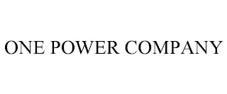 ONE POWER COMPANY