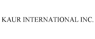 KAUR INTERNATIONAL INC.