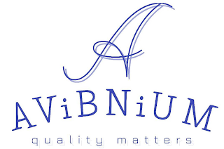 A AVIBNIUM QUALITY MATTERS