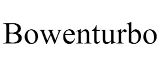 BOWENTURBO