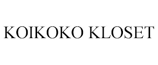 KOIKOKO KLOSET