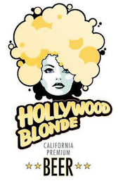 HOLLYWOOD BLONDE CALIFORNIA PREMIUM BEER