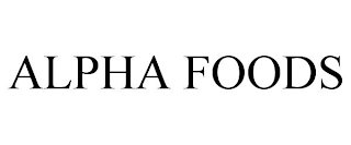 ALPHA FOODS