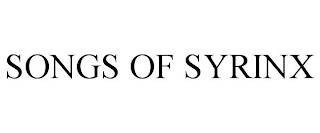 SONGS OF SYRINX