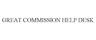 GREAT COMMISSION HELP DESK