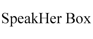 SPEAKHER BOX