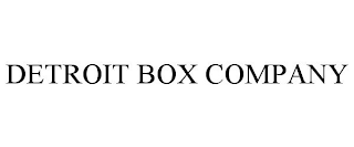 DETROIT BOX COMPANY