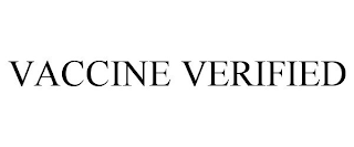 VACCINE VERIFIED