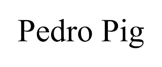 PEDRO PIG