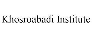 KHOSROABADI INSTITUTE