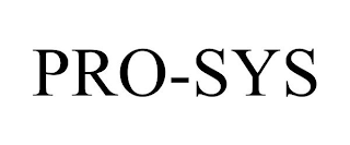 PRO-SYS