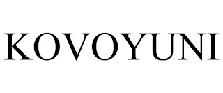 KOVOYUNI