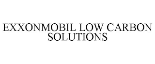 EXXONMOBIL LOW CARBON SOLUTIONS