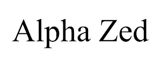 ALPHA ZED