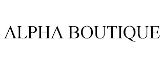 ALPHA BOUTIQUE