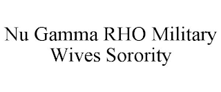 NU GAMMA RHO MILITARY WIVES SORORITY
