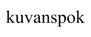 KUVANSPOK
