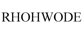 RHOHWODE