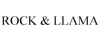 ROCK & LLAMA