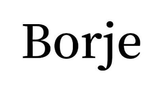 BORJE