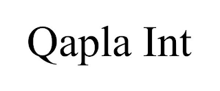 QAPLA INT