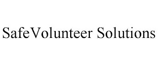 SAFEVOLUNTEER SOLUTIONS