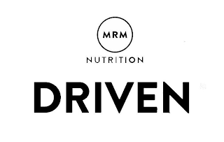 MRM NUTRITION DRIVEN