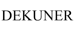 DEKUNER