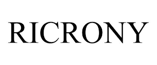 RICRONY