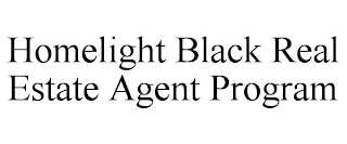 HOMELIGHT BLACK REAL ESTATE AGENT PROGRAM