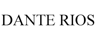 DANTE RIOS