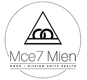 MCE7 MIEN MMXX MISSION UNITY HEALTH