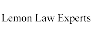 LEMON LAW EXPERTS