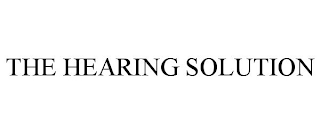 THE HEARING SOLUTION