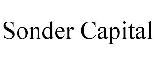 SONDER CAPITAL