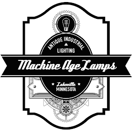 MACHINE AGE LAMPS ANTIQUE INDUSTRIAL LIGHTING LAKEVILLE MINNESOTA