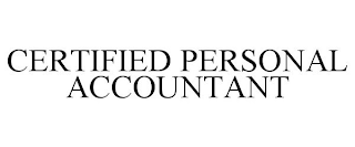 CERTIFIED PERSONAL ACCOUNTANT