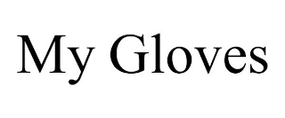 MY GLOVES