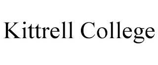 KITTRELL COLLEGE
