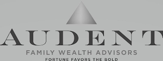 AUDENT FAMILY WEALTH ADVISORS FORTUNE FAVORS THE BOLD