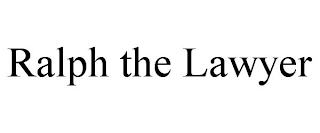 RALPH THE LAWYER