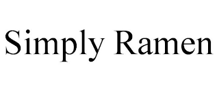 SIMPLY RAMEN